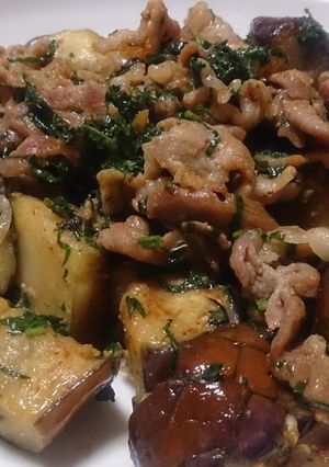 夏バテ解消！豚肉と茄子の大葉味噌炒め-レシピのメイン写真