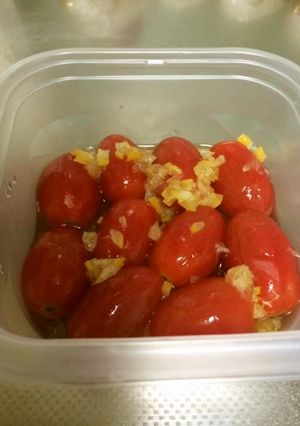 プチトマトの和風マリネ・塩レモン風味♪-レシピのメイン写真