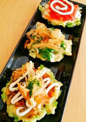 豆腐入り！色々パーティーミニお好み焼き-レシピのメイン写真