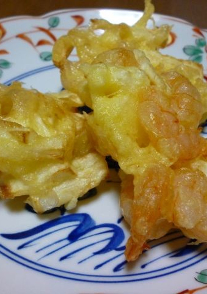 海老と長芋のかき揚げ-レシピのメイン写真
