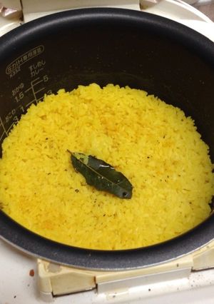 カレー料理に！炊飯器でターメリックライス-レシピのメイン写真