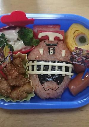 キャラ弁トッキュウジャー トッキュウ6号-レシピのメイン写真