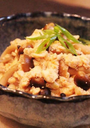 簡単一品☆豆腐とシメジの明太子炒め☆-レシピのメイン写真