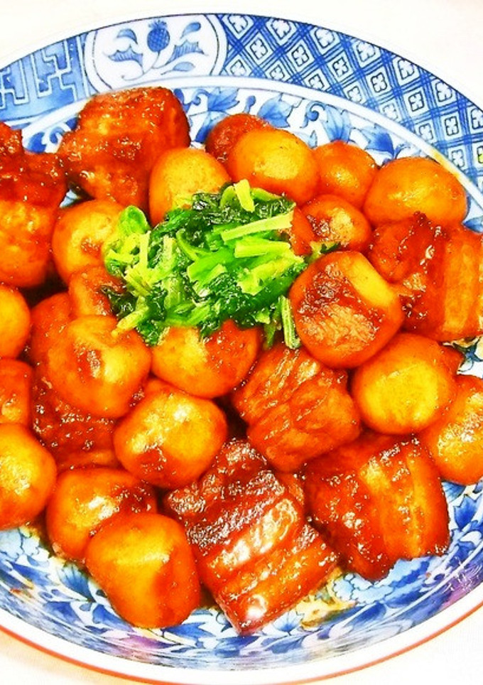 豚バラ＆さといものほっこり煮物-レシピのメイン写真