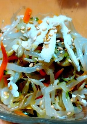 ◆簡単！もやしと蒸し鶏のナムル♪◆-レシピのメイン写真