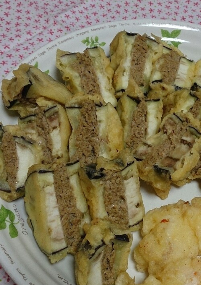 なすのはさみ揚げカレー味-レシピのメイン写真