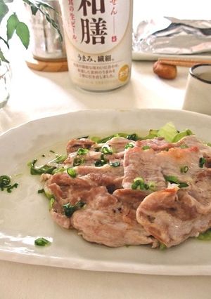 豚肉とレタスのホイル蒸し…-レシピのメイン写真