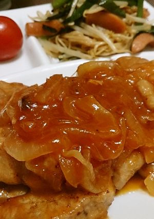彼氏喜ぶご飯4ご飯すすむポークケチャップ-レシピのメイン写真