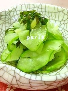 爽やか♪白瓜の塩レモン和え-レシピのメイン写真