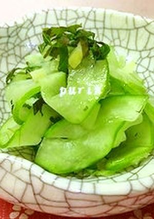 爽やか♪白瓜の塩レモン和え-レシピのメイン写真