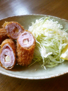 ハムとチーズのロールカツ♪-レシピのメイン写真