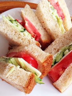 全粒粉パンでサッパリサンド-レシピのメイン写真