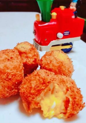 かぼちゃ卵のクリームコロッケ-レシピのメイン写真