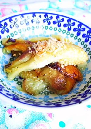 レンジチンで時短★夏にさっぱり焼きなす-レシピのメイン写真