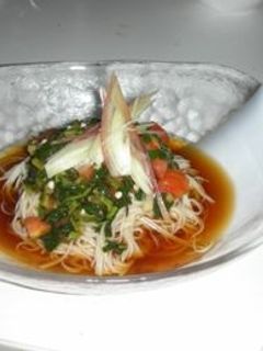 モロヘイヤとオクラのねばねばそうめん-レシピのメイン写真