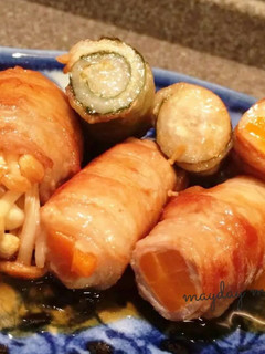 ♪簡単♪豚バラ巻き♪お弁当に☆-レシピのメイン写真