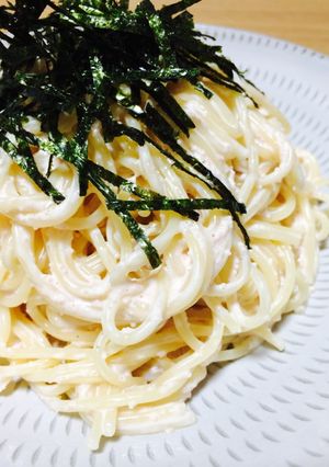 簡単ランチに！濃厚♡たらこクリームパスタ-レシピのメイン写真