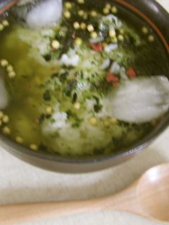 一人でお手抜き^^冷やし茶漬け・みんと風-レシピのメイン写真