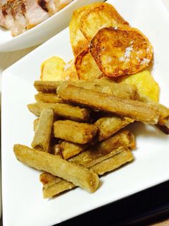 ゴボウの唐揚げ-レシピのメイン写真