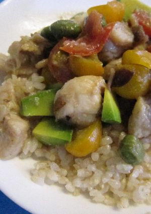 夏野菜たっぷり丼♪-レシピのメイン写真