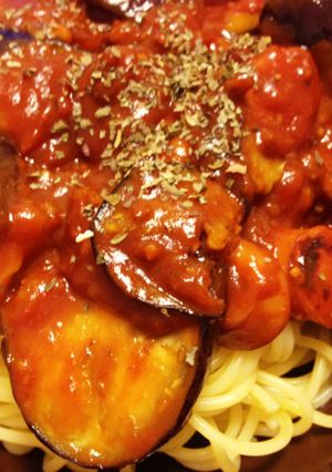 レトルトアレンジ!ズボラすぎ茄子のパスタ-レシピのメイン写真