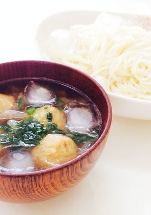 肉だんごのおそうめん♪-レシピのメイン写真