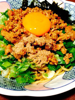 魚介系まぜそば-レシピのメイン写真