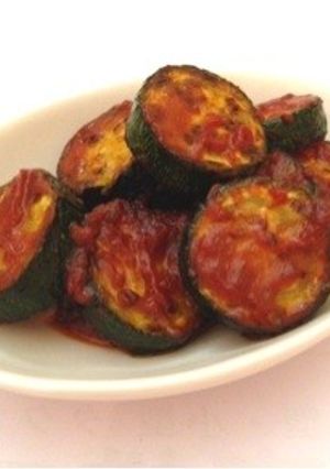 ケチャップ味の焼きズッキーニ-レシピのメイン写真