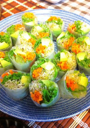 野菜たっぷり豆腐の生春巻き-レシピのメイン写真