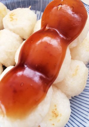 簡単☆ご飯でみたらし団子-レシピのメイン写真