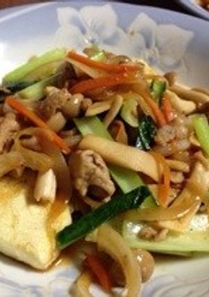 具だくさん豆腐ステーキ-レシピのメイン写真
