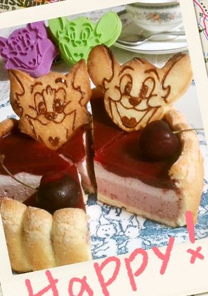トムとジェリーのトマトチェリーケーキ-レシピのメイン写真