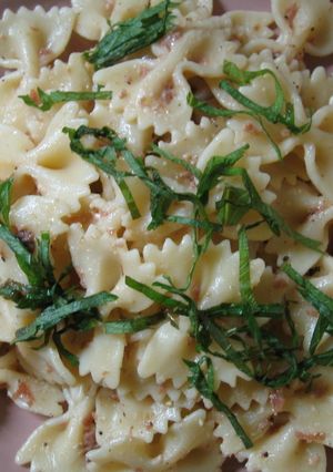 梅マヨネーズソースのサラダ風パスタ-レシピのメイン写真