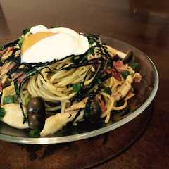 รูปของ 彼も喜ぶ♡ガツンと！和風きのこパスタ