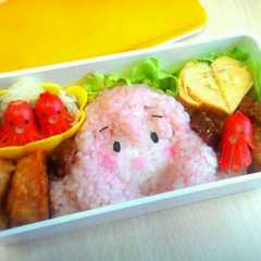 รูปของ キャラ弁♡たこルカ弁当