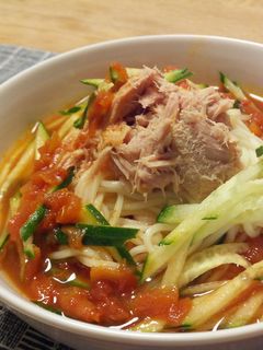 トマトそうめん-レシピのメイン写真