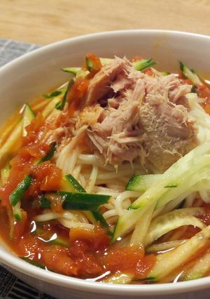 トマトそうめん-レシピのメイン写真