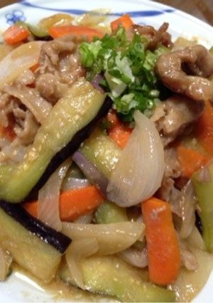 豚バラ＆あるもん野菜のかんたん味噌煮♡-レシピのメイン写真