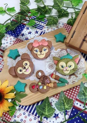 ３色クッキーdeダッフィー＆フレンズ♡-レシピのメイン写真