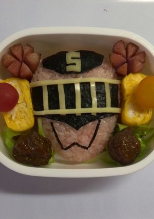 簡単♪トッキュウジャーキャラ弁 5号-レシピのメイン写真