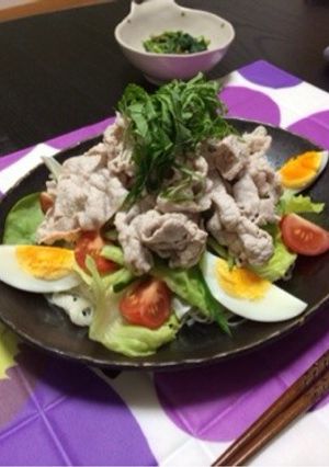 簡単☆冷しゃぶそうめん-レシピのメイン写真