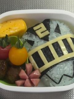 簡単♪トッキュウジャーキャラ弁 2号-レシピのメイン写真