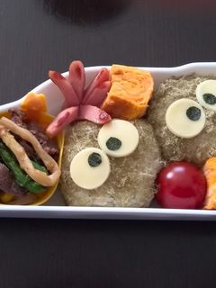 簡単♪トトロキャラ弁 まっくろくろすけ-レシピのメイン写真