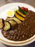 フライパンで挽肉の夏野菜カレー