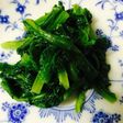 わさび菜の辛子あえ