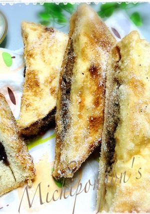 食パン de 簡単アンドーナツお弁当にも-レシピのメイン写真