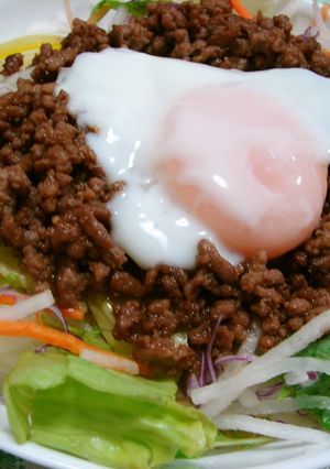包丁いらずの簡単ひき肉丼♡-レシピのメイン写真