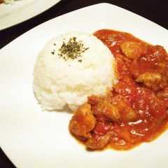 รูปของ ノンオイル♪レンジで チキントマトカレー