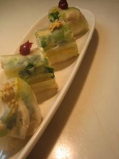 ごはんと蒸し鶏の生春巻き。-レシピのメイン写真