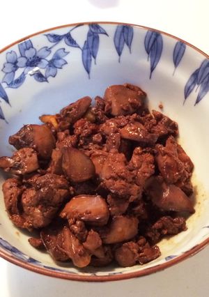 鶏レバー煮〜離乳食後期取り分け付き〜-レシピのメイン写真